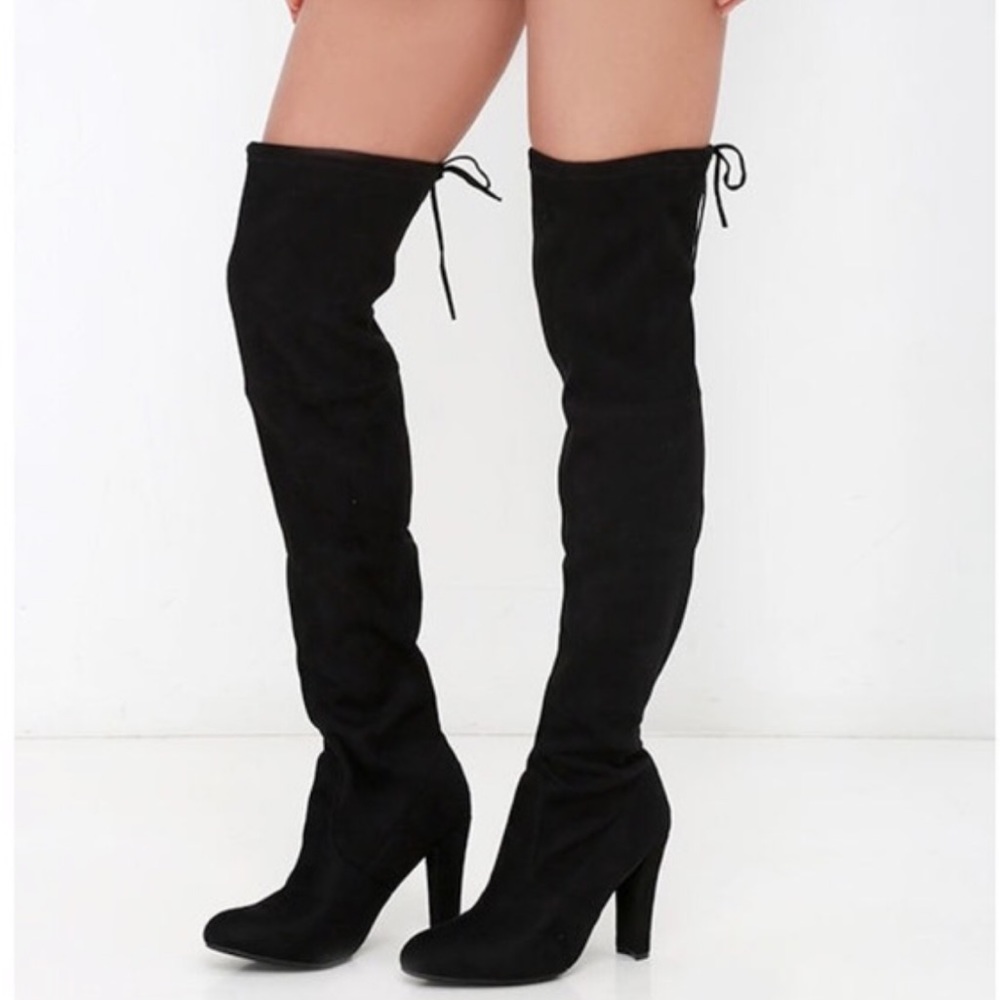 Steve Madden black above the knee boot ‘Gorgeous’